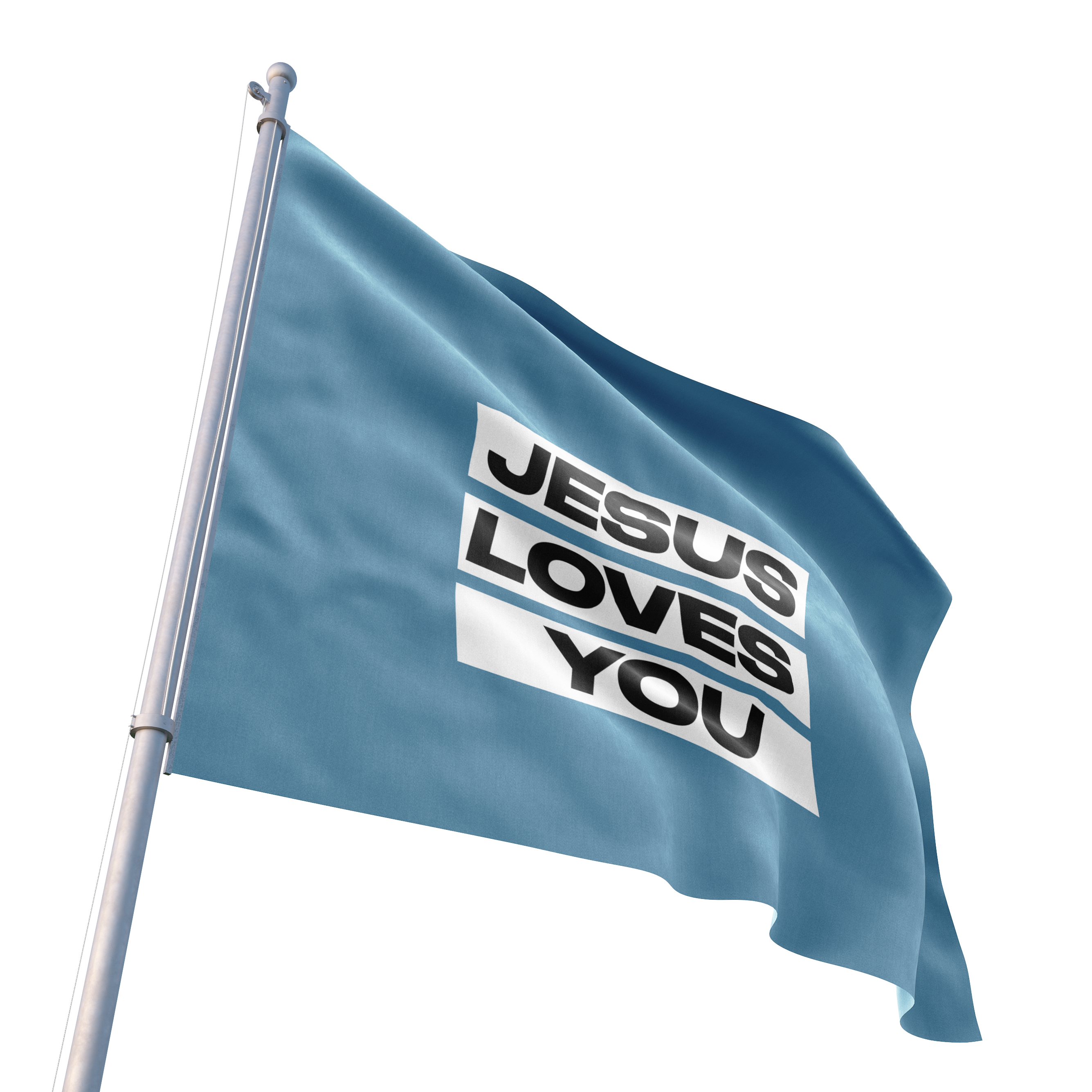 Jesus Loves You Flag