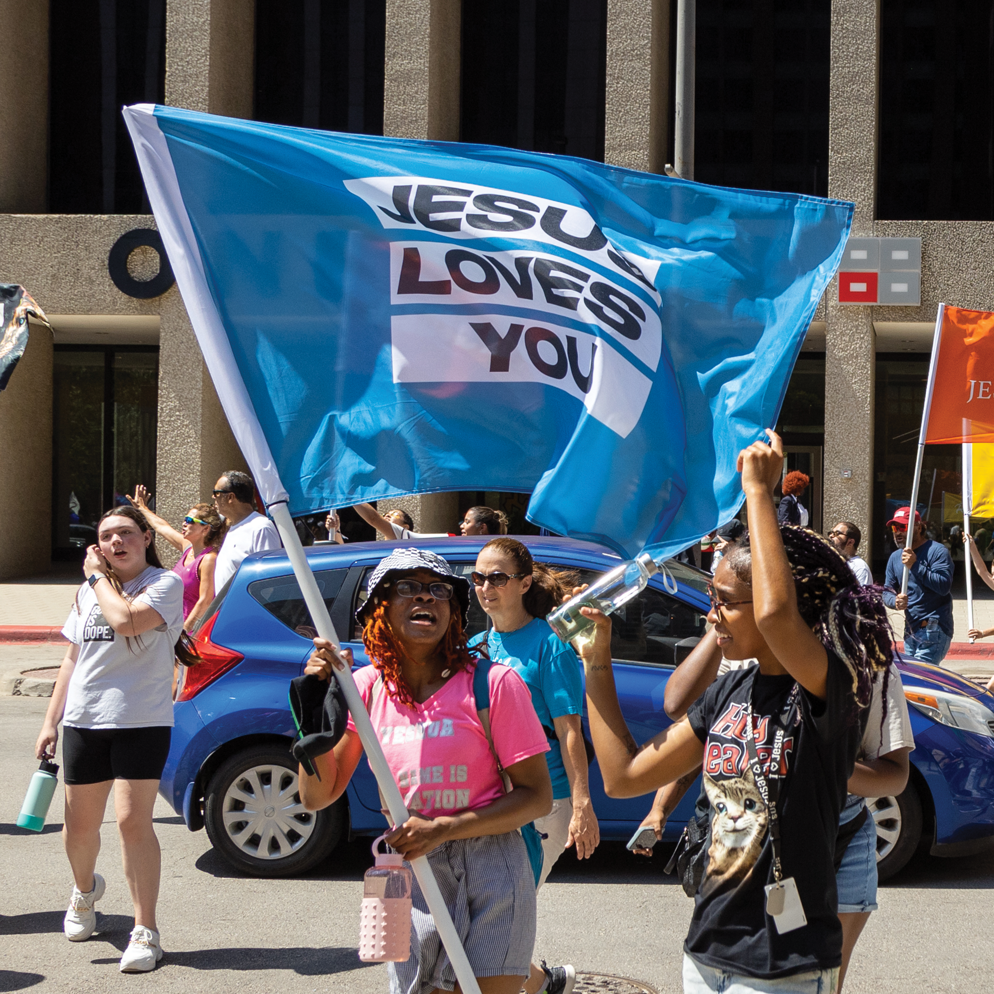 Jesus Loves You Flag