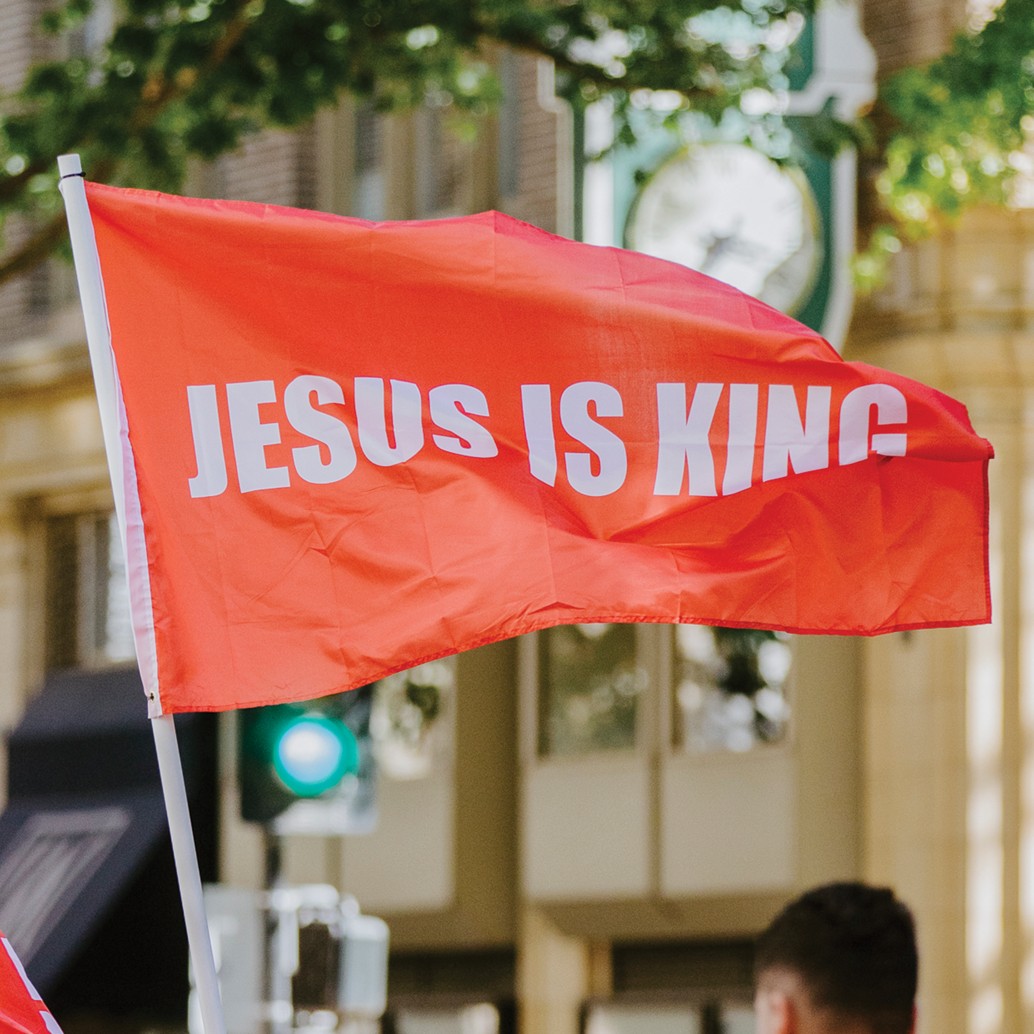 Jesus Is King Flag
