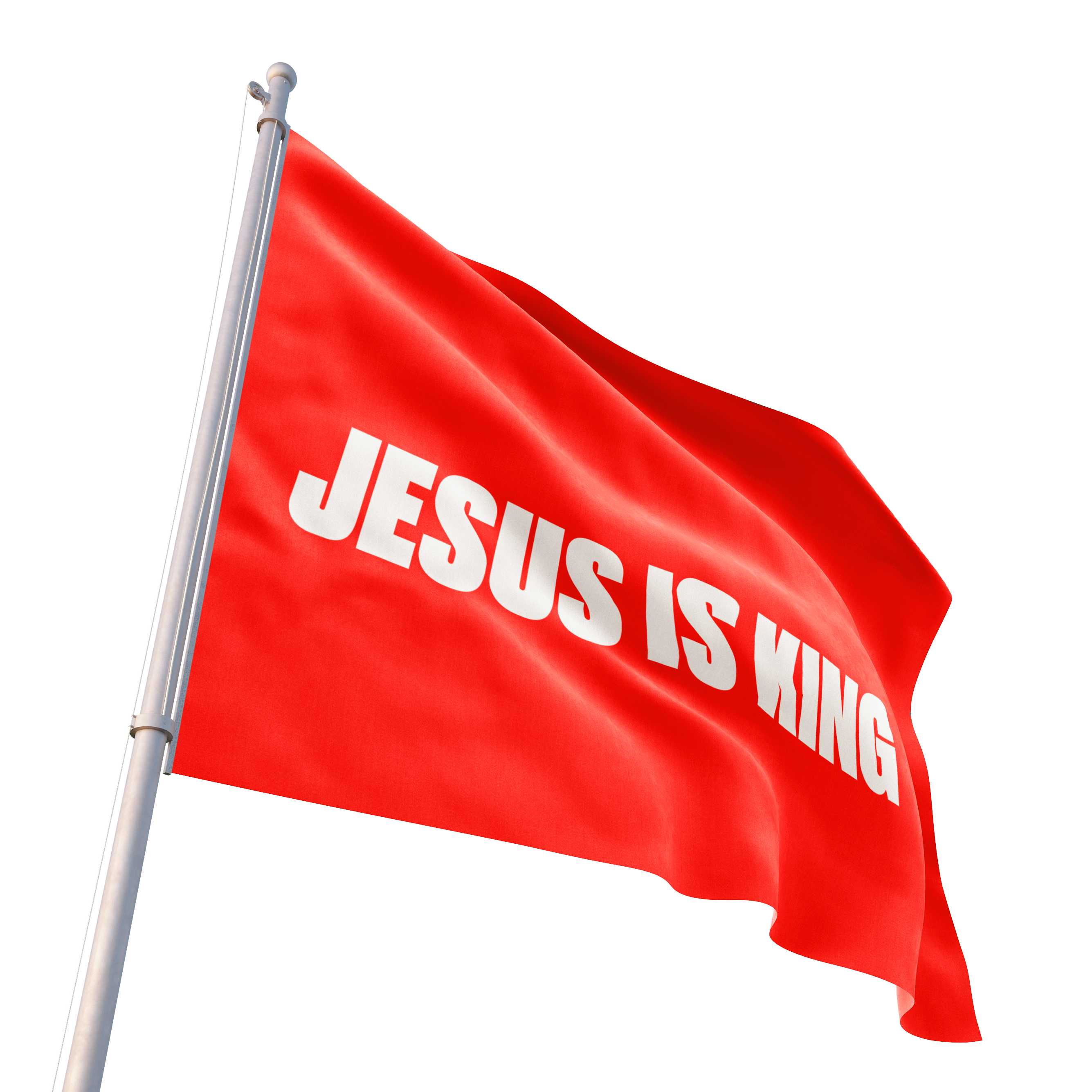 Jesus Is King Flag